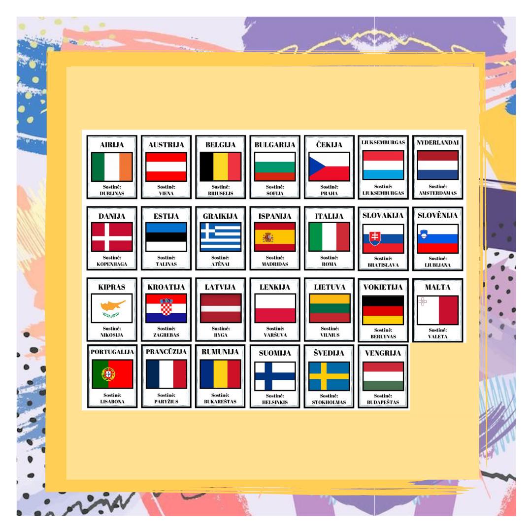 ES ŠALYS IR SOSTINĖS kortelės - Šuolis Debesyse