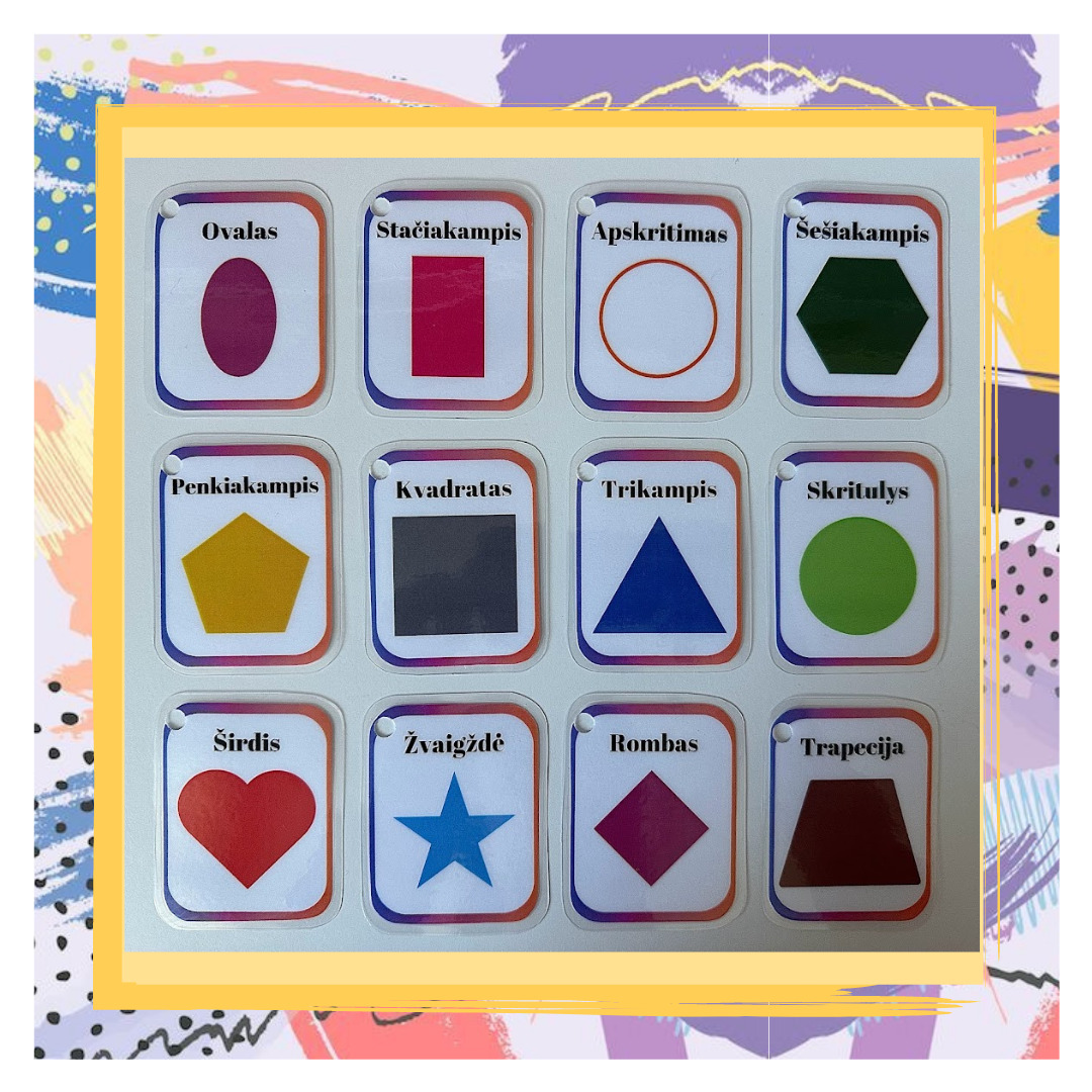 Geometrinės figūros - Šuolis Debesyse